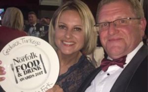 Winning Award of Norfolk Food and Drink Award 2017