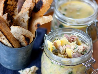 Potted Turkey, Ham and Parsley with Sourdough Soldiers